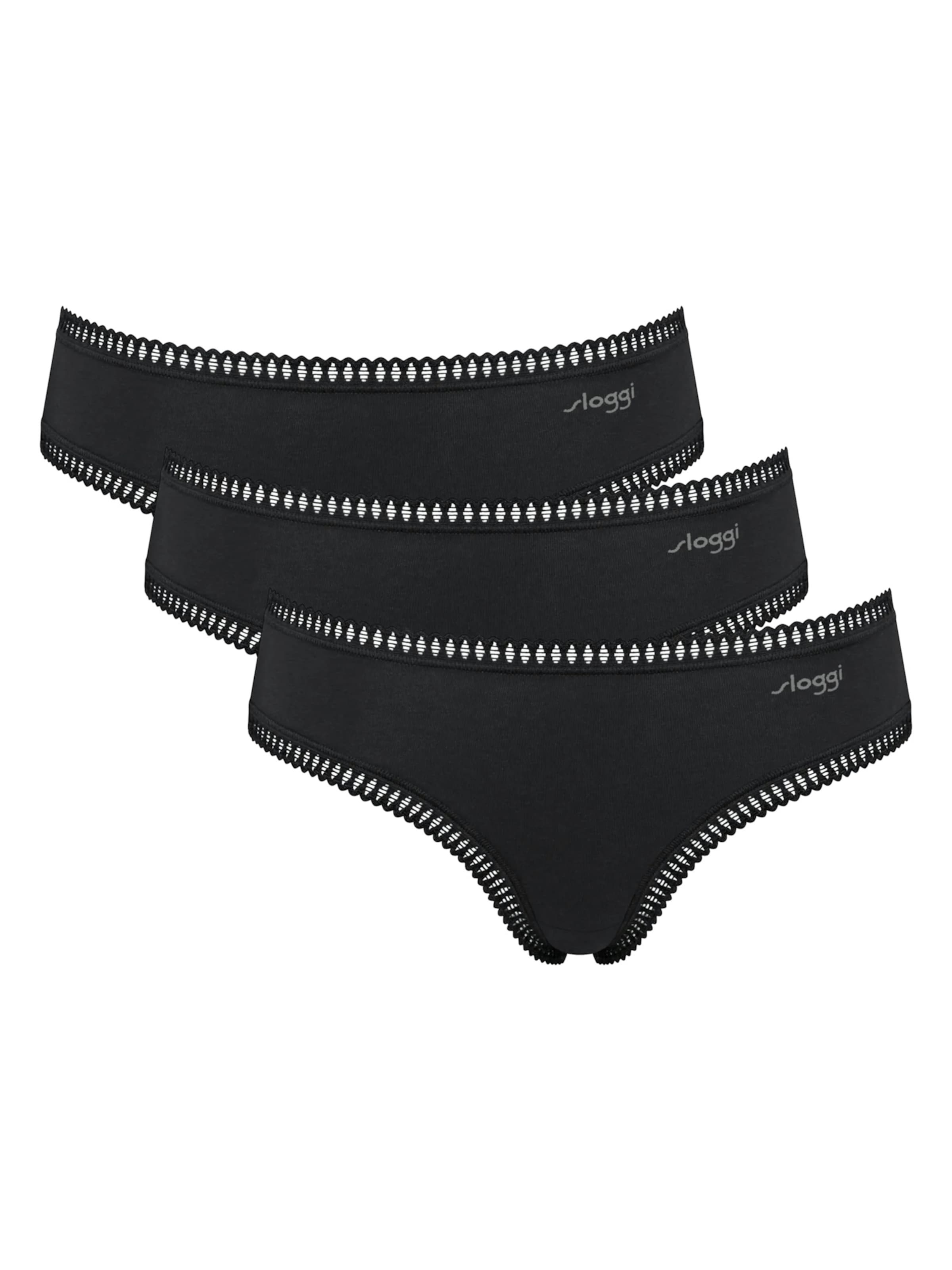 SLOGGI Panty 'Go Crush' in Black: front