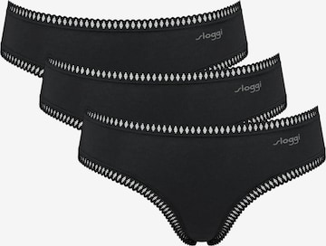 SLOGGI Panty 'Go Crush' in Black: front