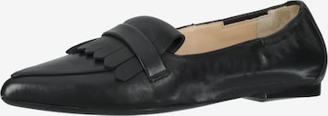 PETER KAISER Classic Flats in Black: front