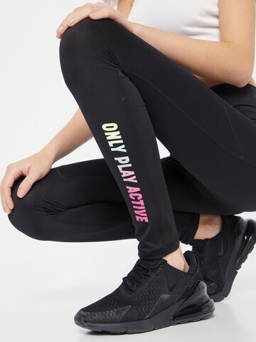 Skinny Pantalon de sport 'GILL' ONLY PLAY en noir