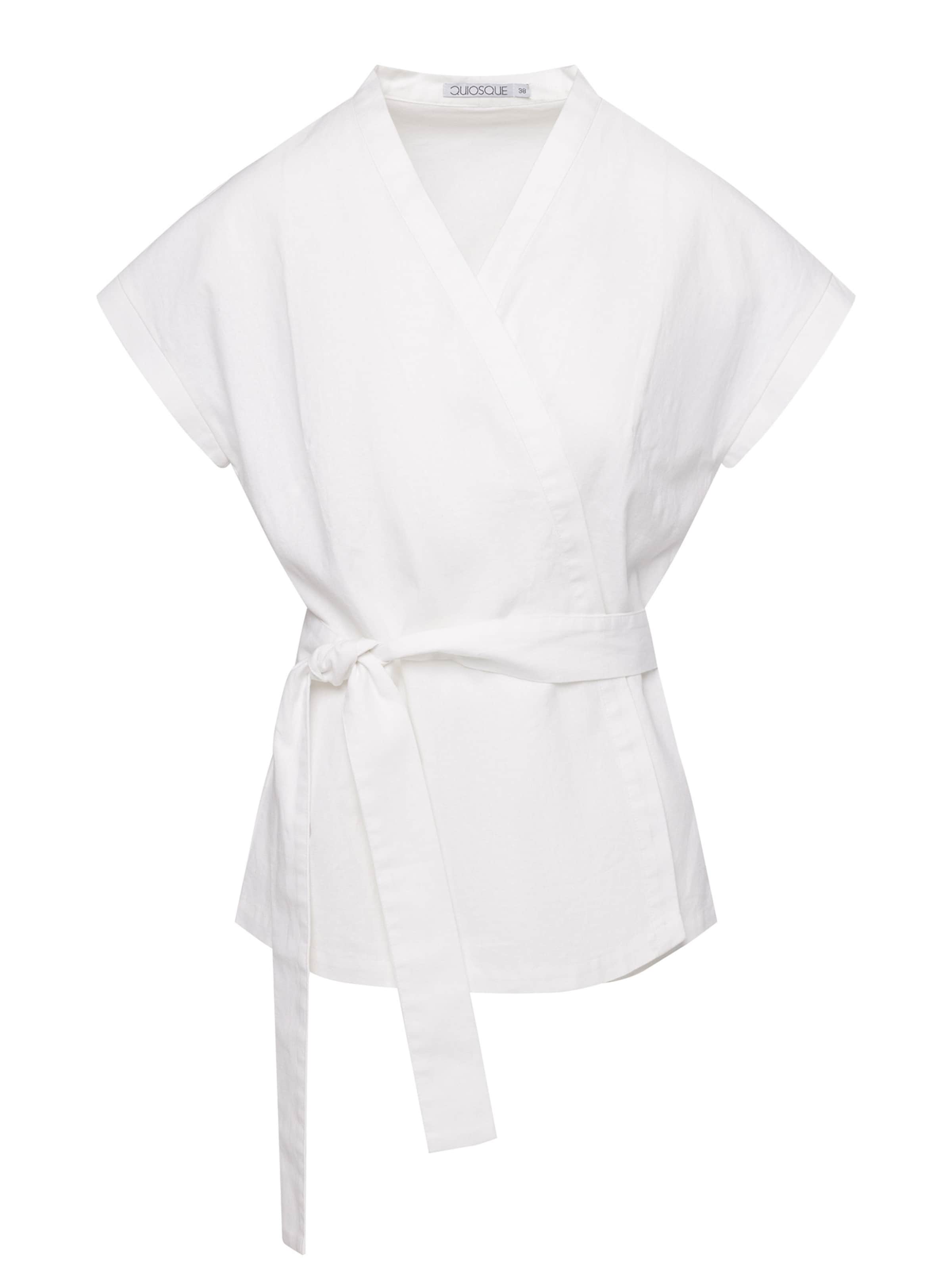 Quiosque Bluse in Weiß: Vorderseite