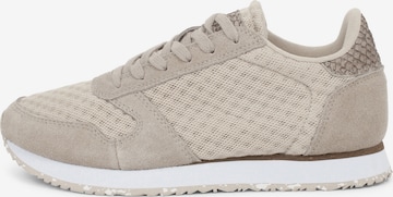 WODEN Matalavartiset tennarit 'Ydun Suede Mesh II' värissä beige