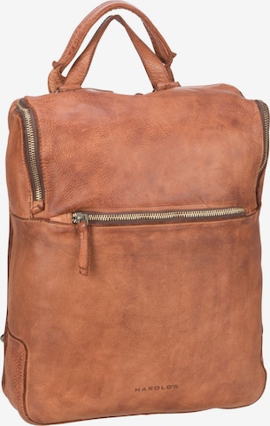 Harold's Backpack in Brown: front