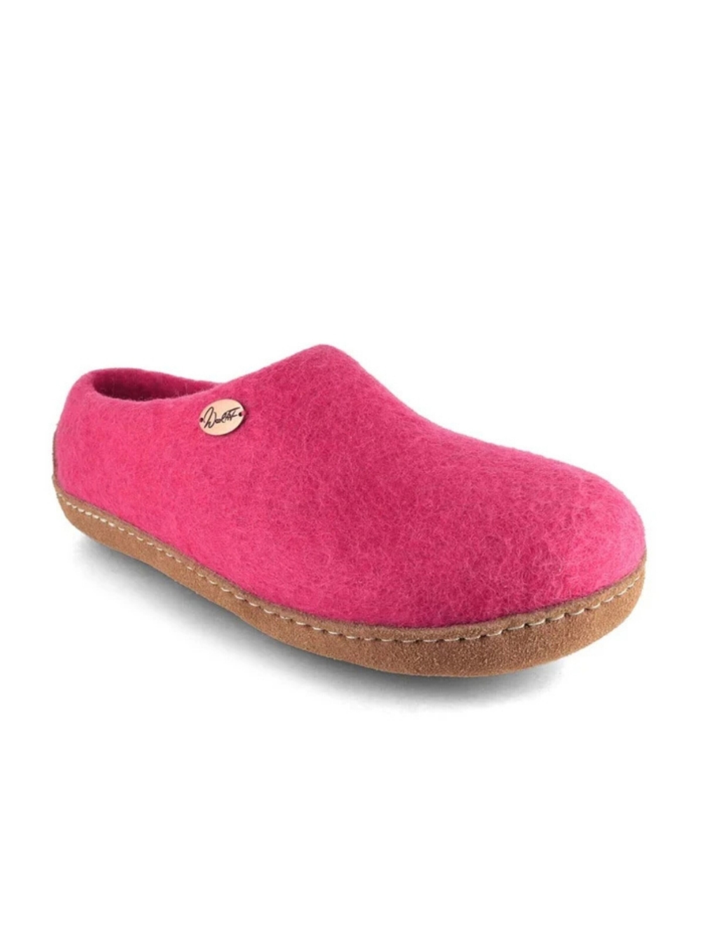 WoolFit Hausschuh‌‌‌‌‌‌ in Pink: Vorderseite