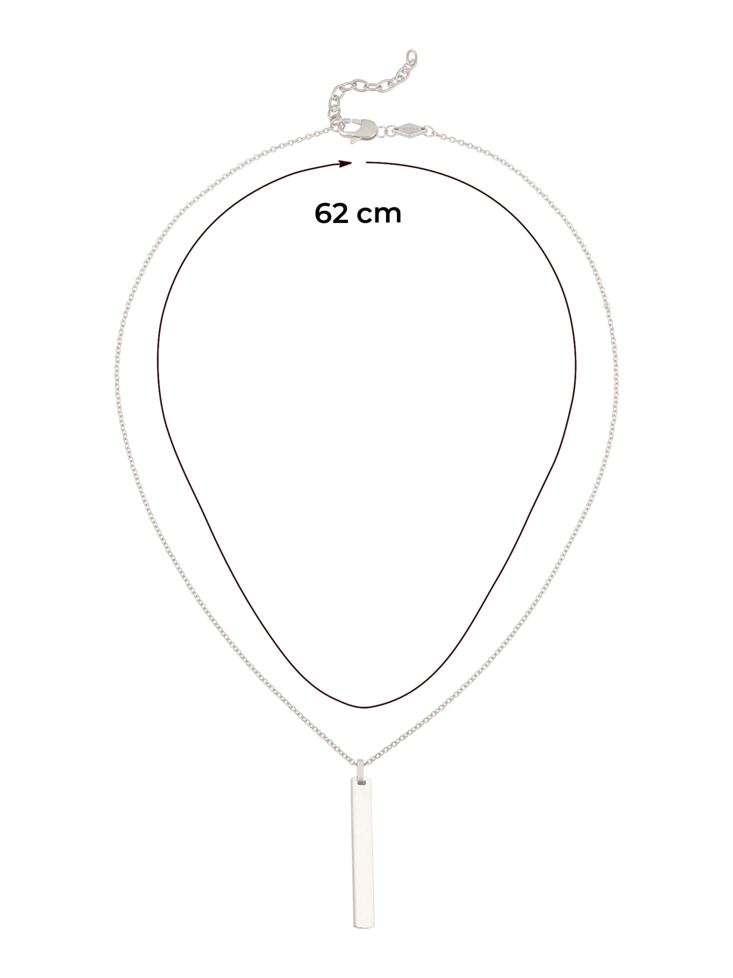 FOSSIL Necklace 'HARLOW' in Silver