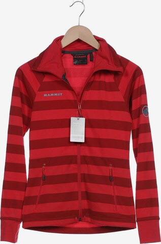 MAMMUT Sweatshirt & Zip-Up Hoodie in XS in Red: front