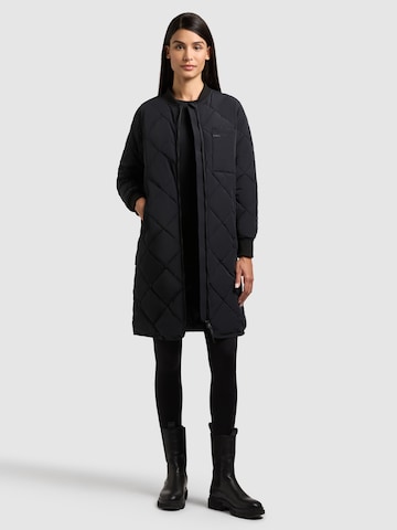 Manteau mi-saison 'YMAL2' khujo en noir