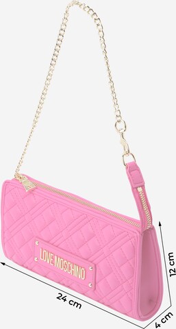 Love Moschino Clutch in Roze