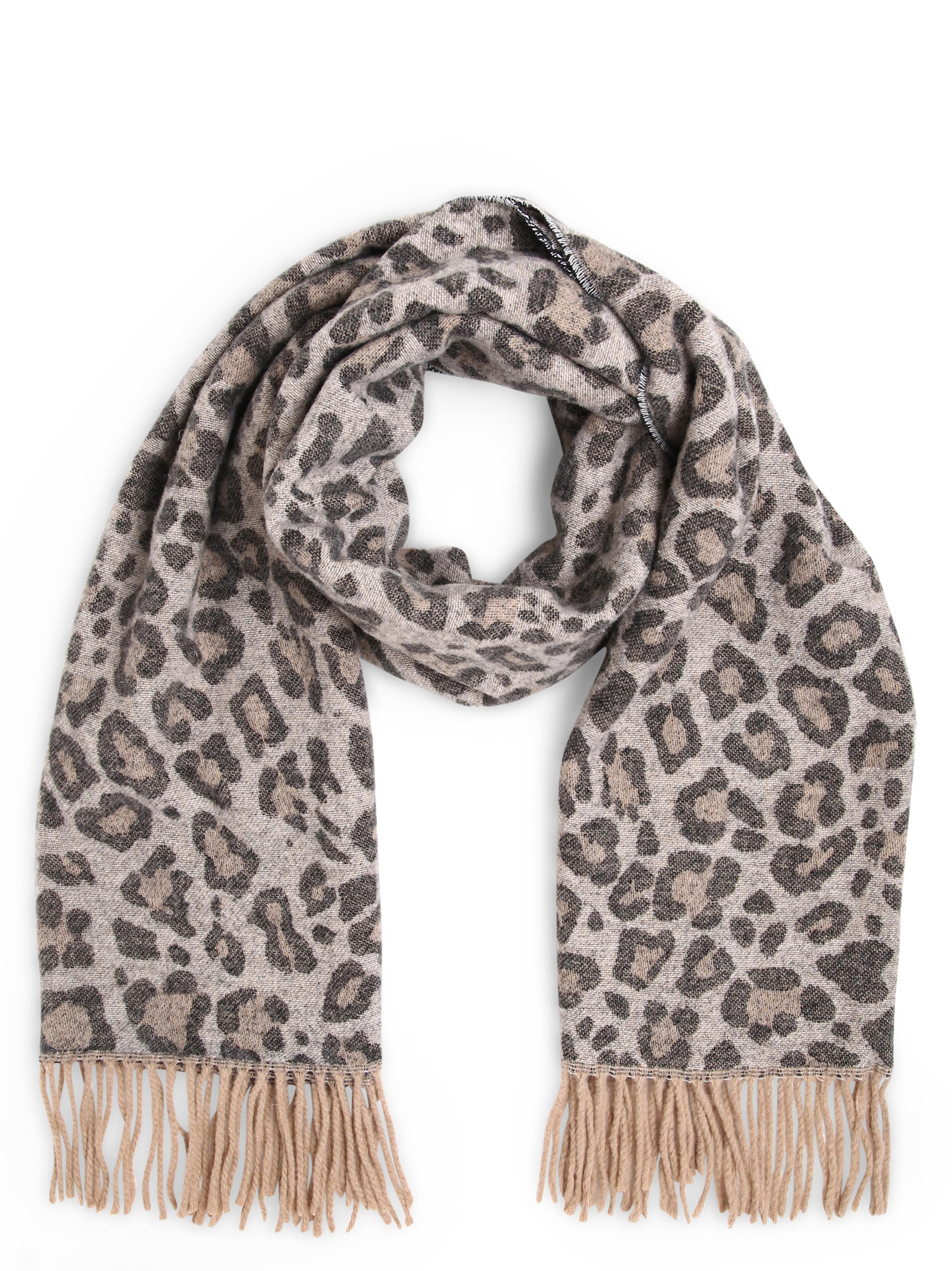 Écharpe &#x27;PCJIRA&#x27; PIECES en marron : devant