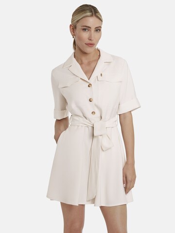 Nicowa Hemdblusenkleid CIALONO in Weiß: Vorderseite