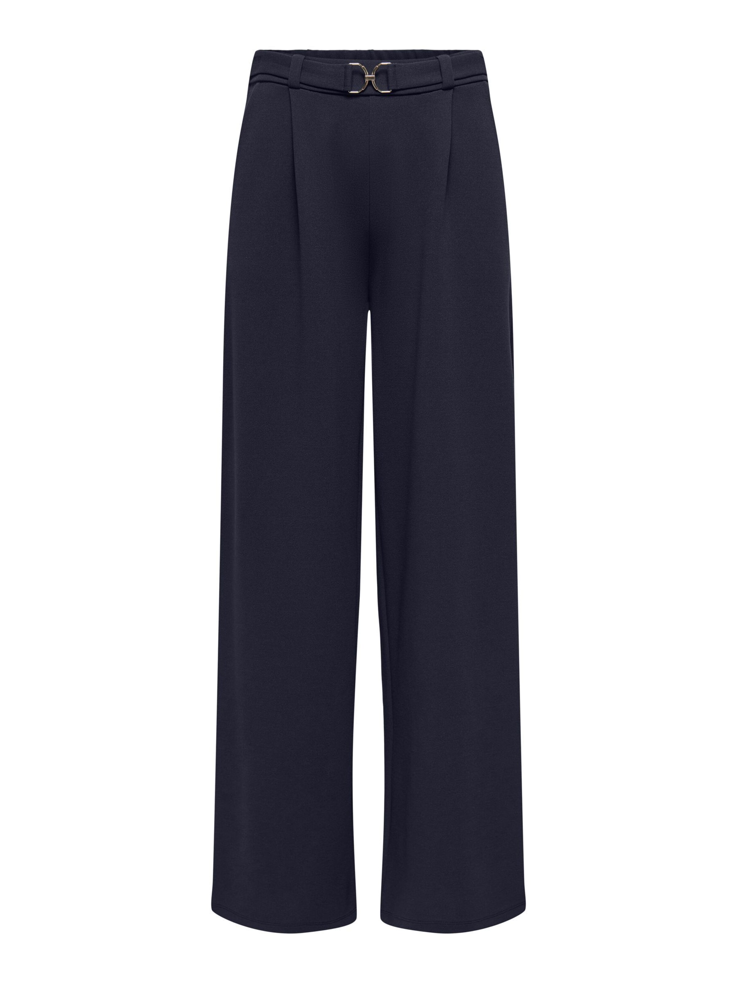 JDY Bandplooibroek 'JDYGeggo' in Blauw: voorkant