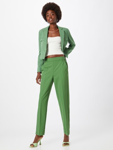 Kaffe Regular Pleated Pants 'Sakura' in Green