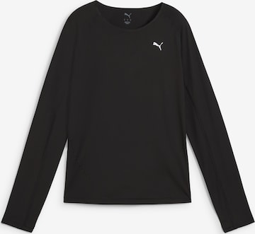 T-shirt fonctionnel 'Run Cloudspun' PUMA en noir : devant