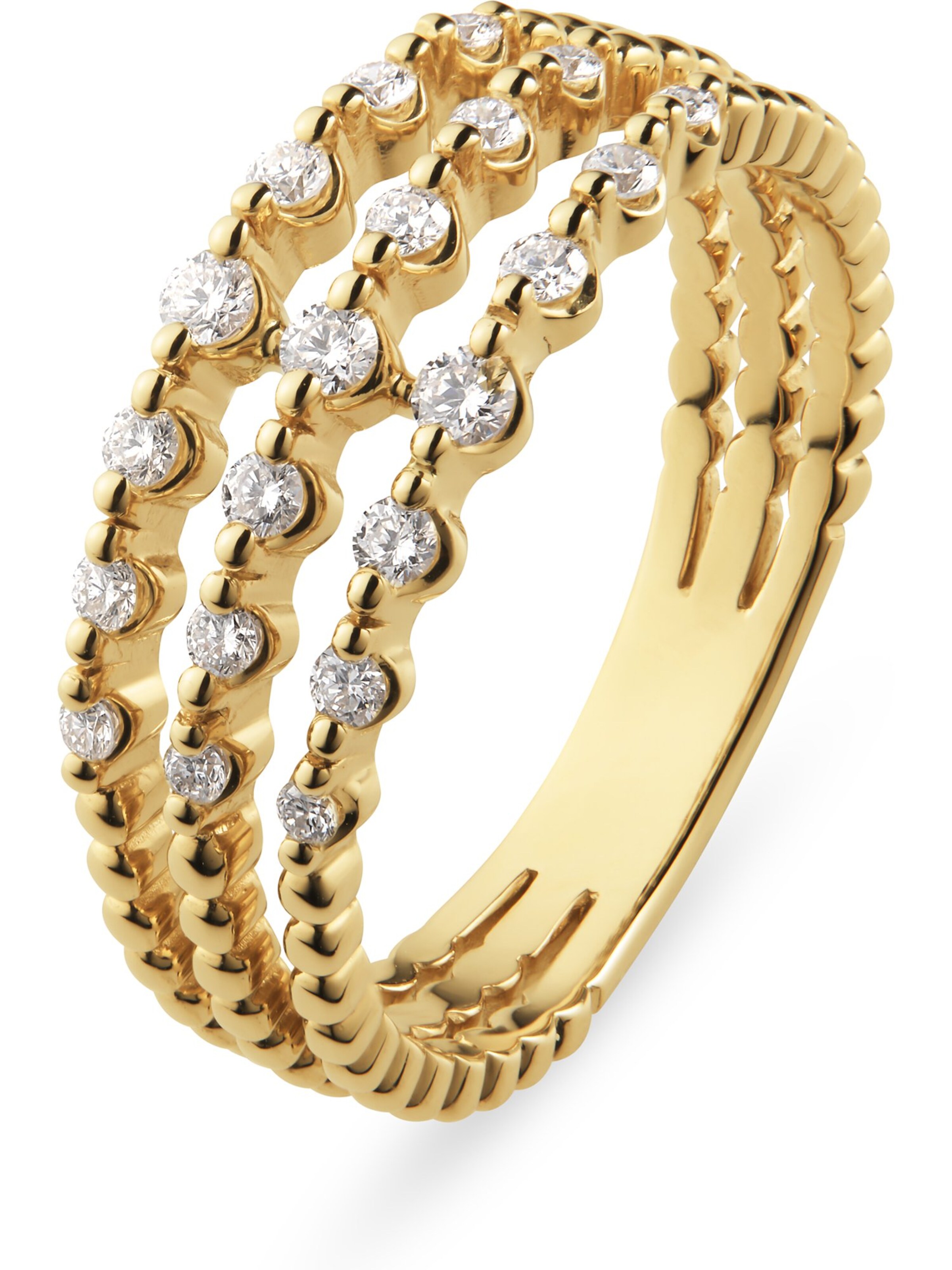 CHRIST Ring in Gold: Vorderseite