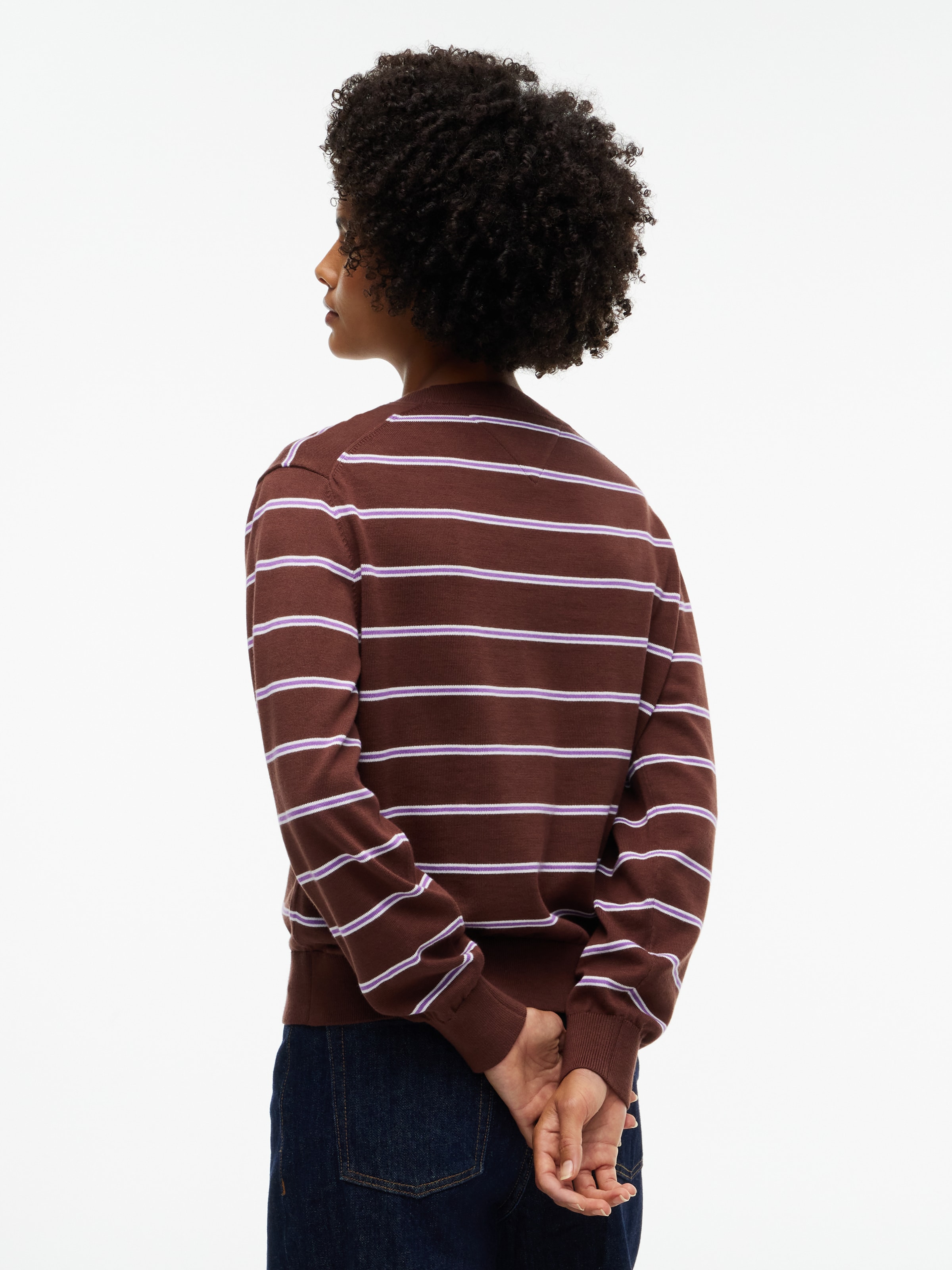 ruda Tommy Jeans Megztinis 'ESSENTIAL': galas