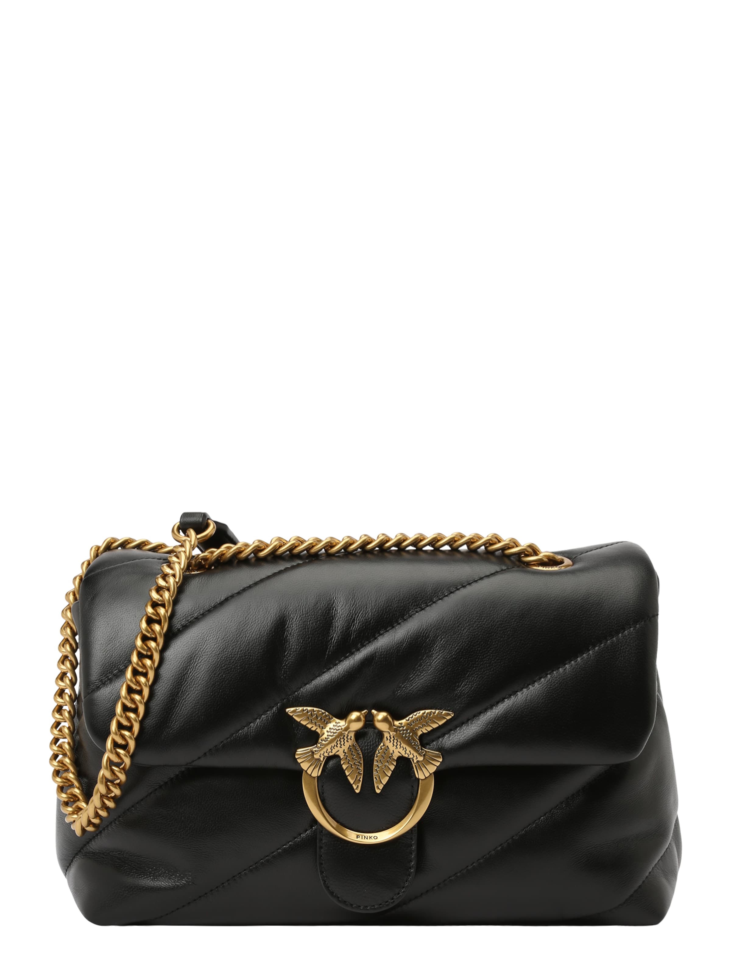PINKO Τσάντα ώμου 'Love Classic' σε μαύρο: μπροστά