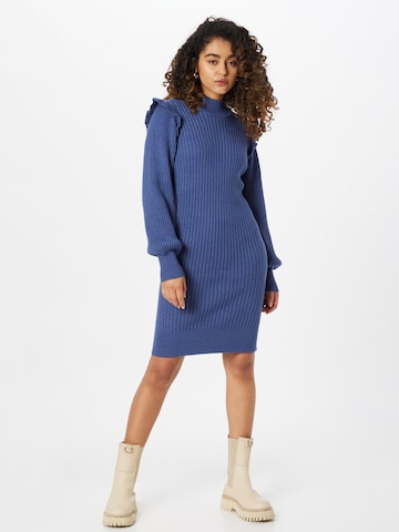 OBJECT Knit dress 'DIVA' in Blue: front