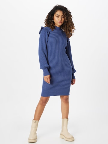 Abito in maglia 'DIVA' di OBJECT in blu: frontale