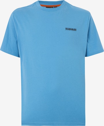 NAPAPIJRI Μπλουζάκι σε μπλε: μπροστά