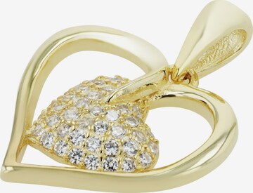 Akzent Pendant '"Weston" aus 925 Sterlingsilber, rhodiniert, langlebig' in Gold: front