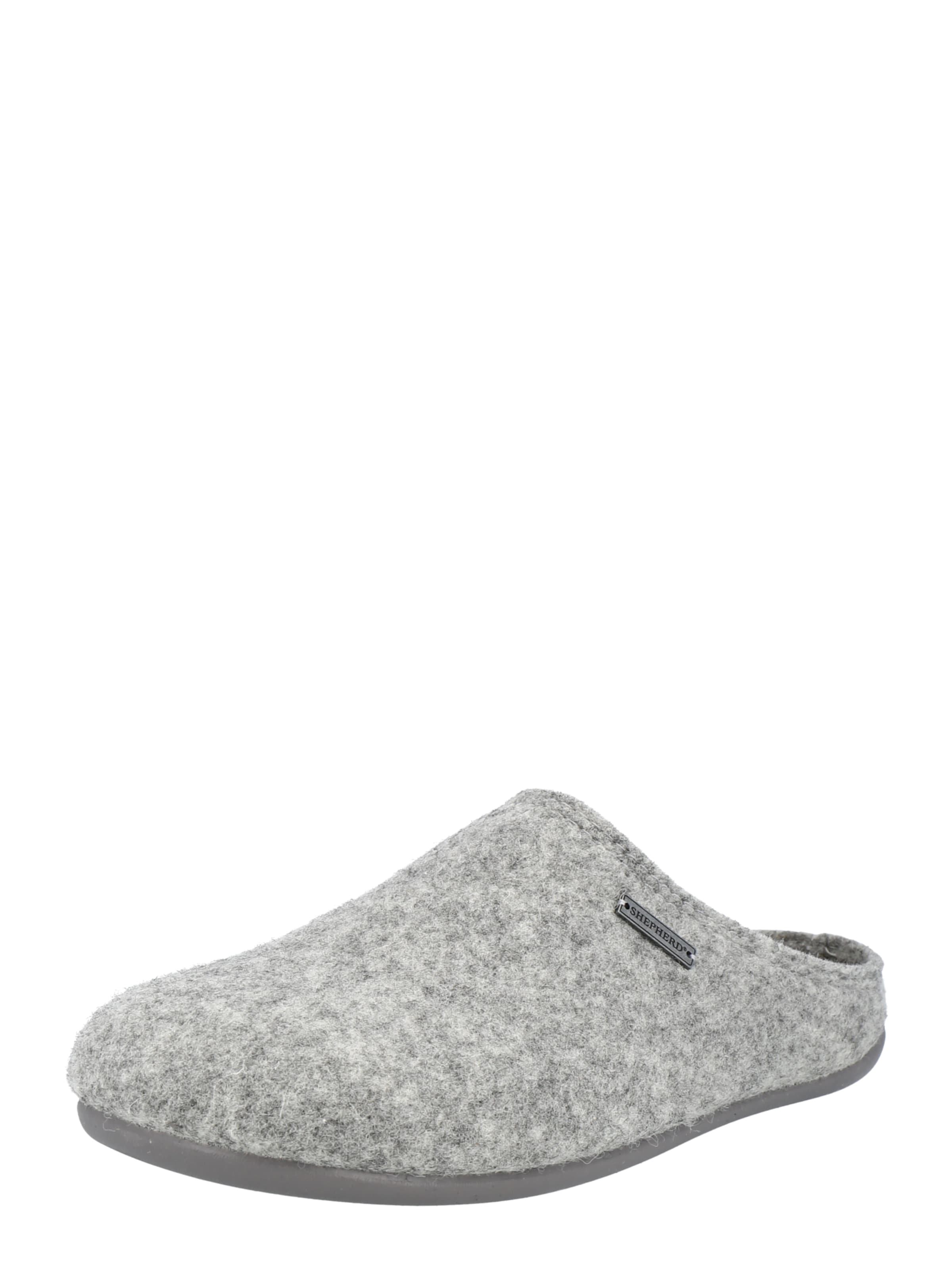 SHEPHERD Házi cipő &#x27;JON&#x27; - szürke: elől