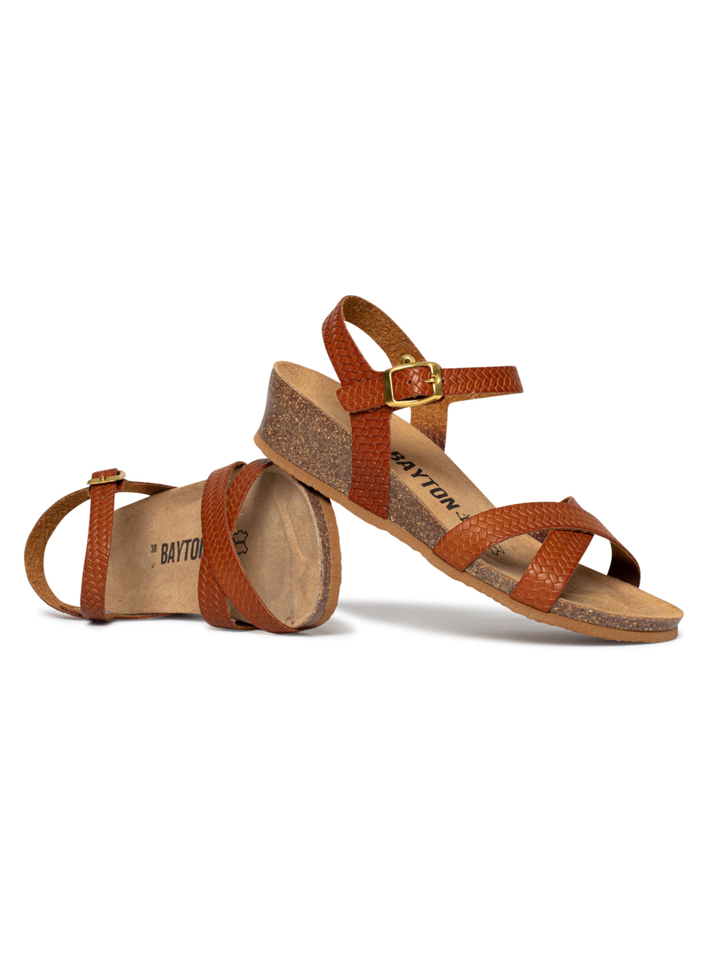 Sandale cu baretă 'Lajas' de la Bayton pe maro