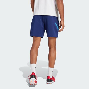 ADIDAS PERFORMANCE Regular Sports trousers 'France Travel Z.N.E. ' in Blue
