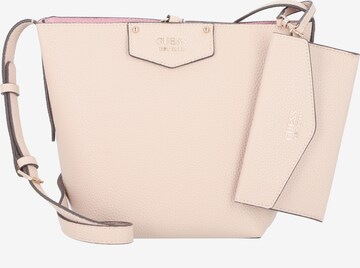 GUESS Umhängetasche 'Eco Brenton' in Pink: front