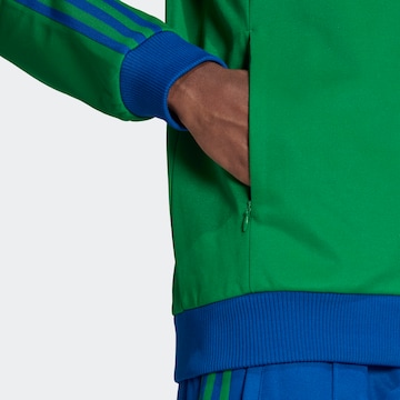 ADIDAS ORIGINALS Between-Season Jacket 'Adicolor 70S Striped' in Green
