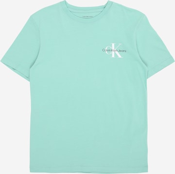 Calvin Klein Jeans Футболка в Зеленый: спереди