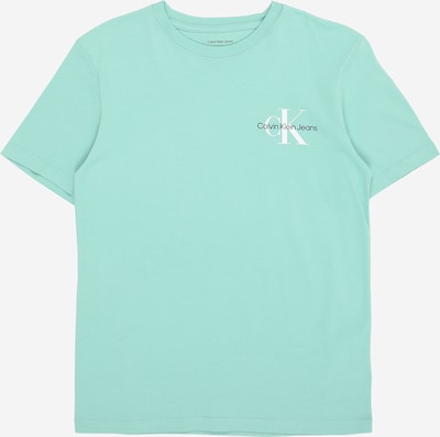 Calvin Klein Jeans Camisola em turquesa / preto / branco, Vista do artigo