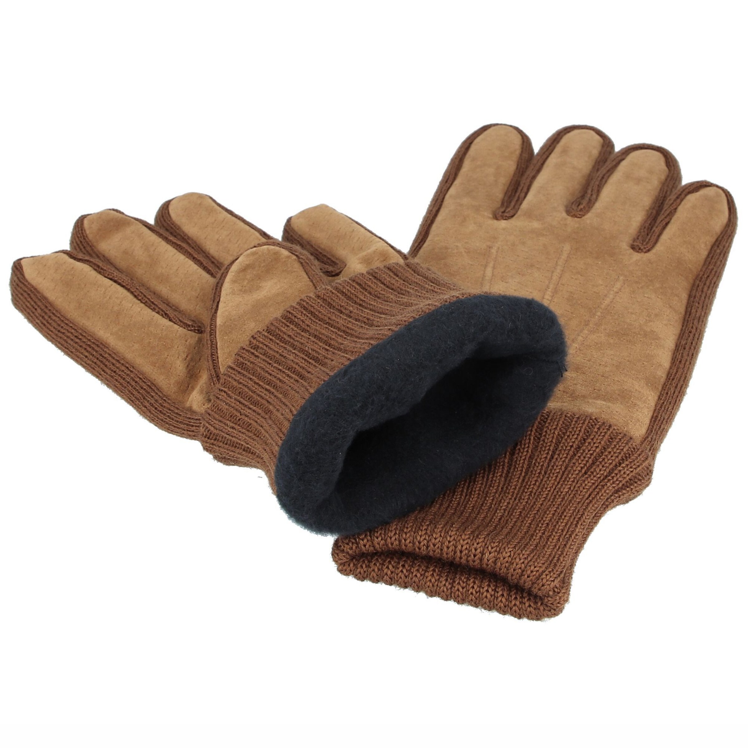 KESSLER Full finger gloves 'Stan' in Brown