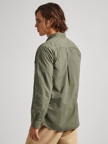 Pepe Jeans Regular fit Overhemd 'Prince' in Groen