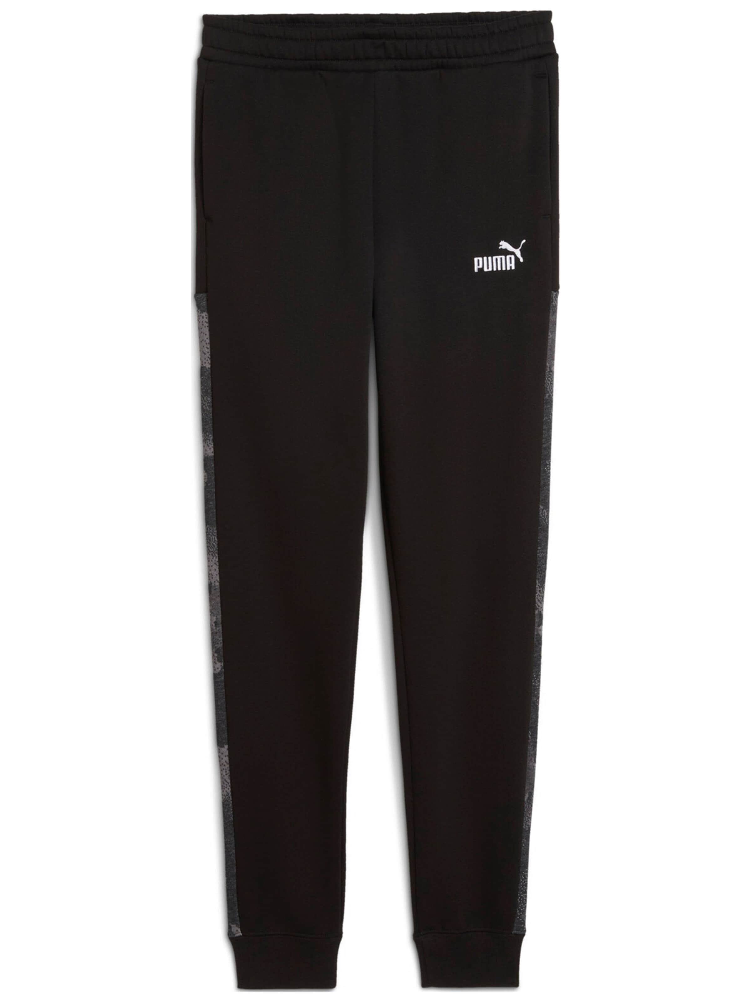 regular Pantaloni sportivi 'Puma Ess Camo Sweatpants' di PUMA in nero