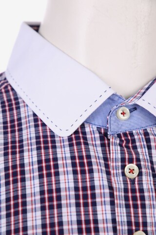 PIERRE CARDIN Button Up Shirt in XL in Blue