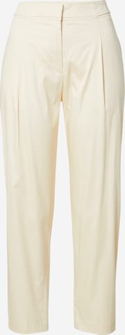 Effilé Pantalon à pince s.Oliver BLACK LABEL en jaune : devant