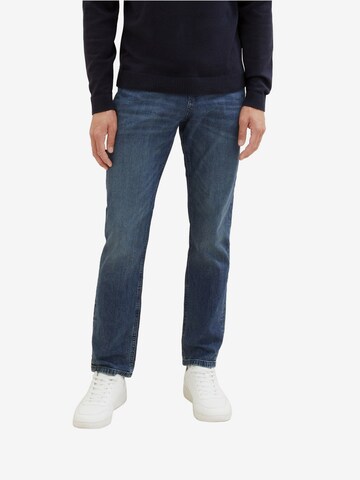 TOM TAILOR Slimfit Jeans 'Josh' in Blauw: voorkant