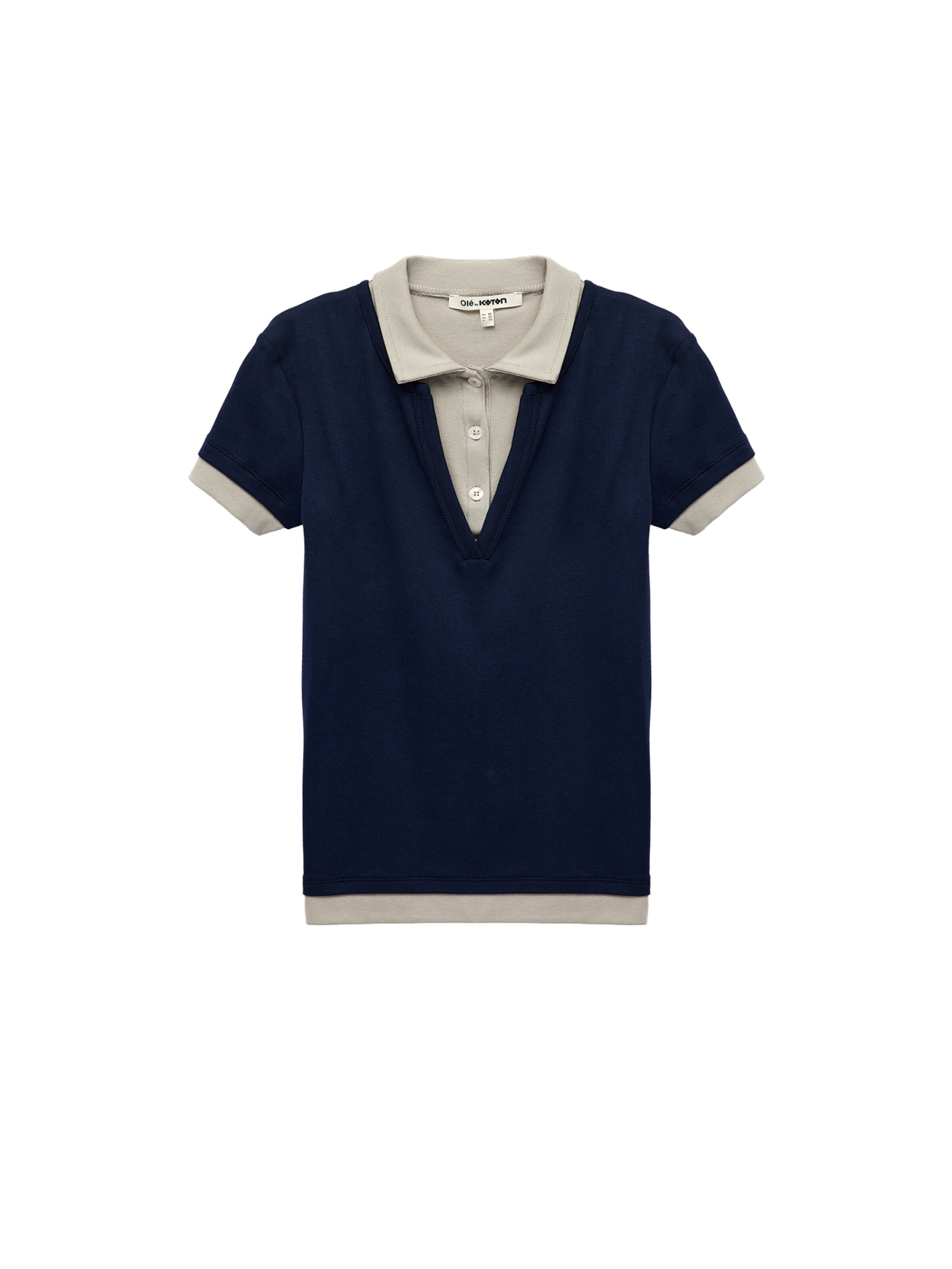 Koton Shirt in Blauw: voorkant