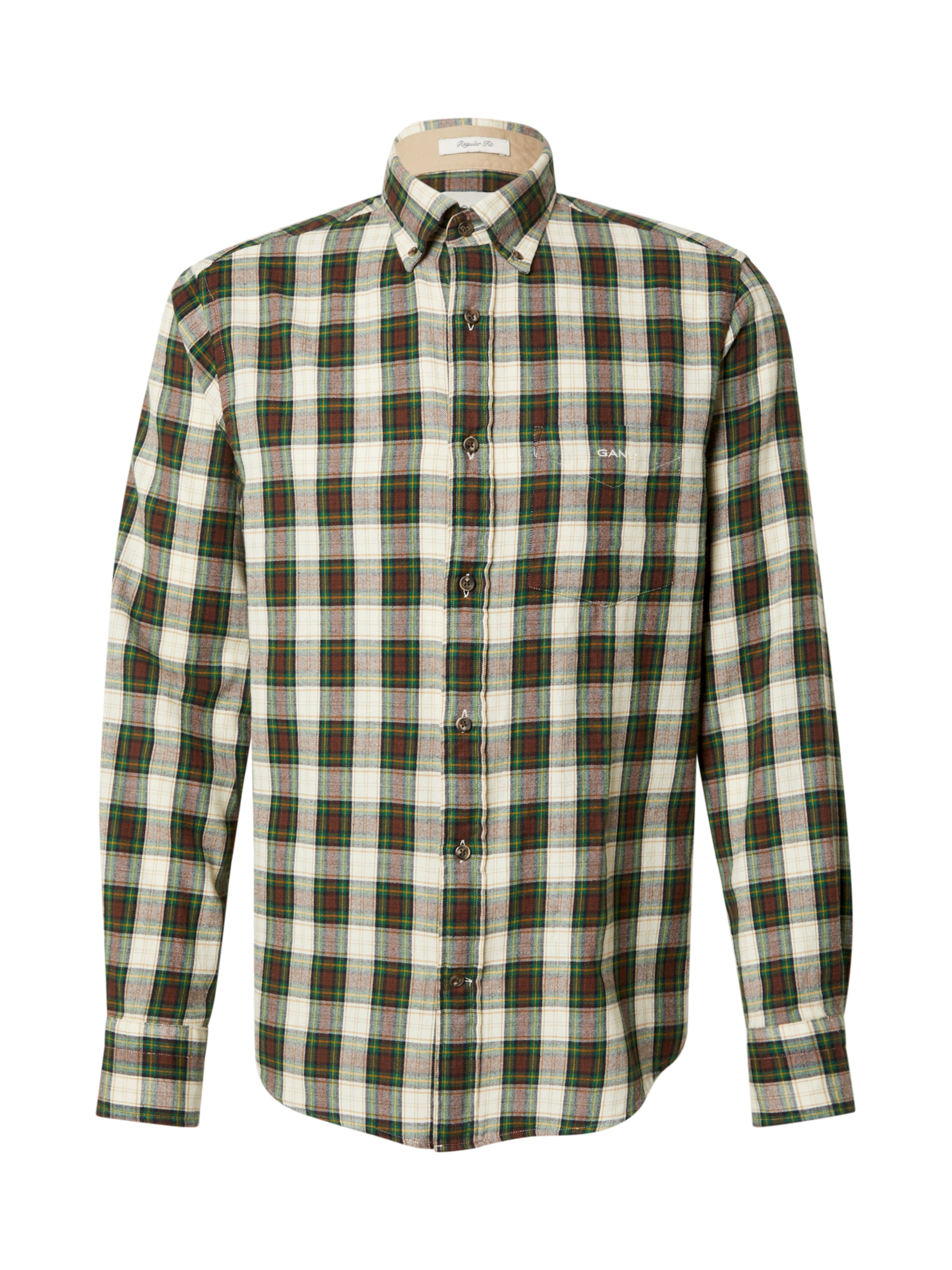 GANT - Ajuste regular Camisa en beige: frente