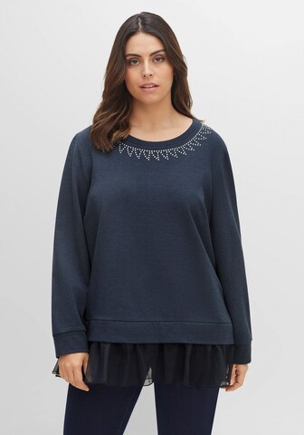 SHEEGO Sweatshirt in Blue: front