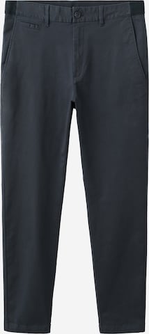 MANGO MAN Chino kalhoty 'PRATO' – modrá: přední strana