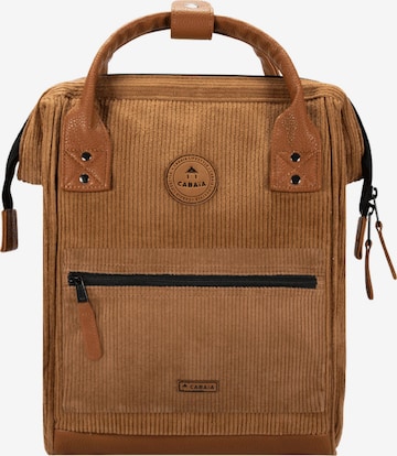 Cabaia Rucksack 'Adventurer' in Braun: predná strana