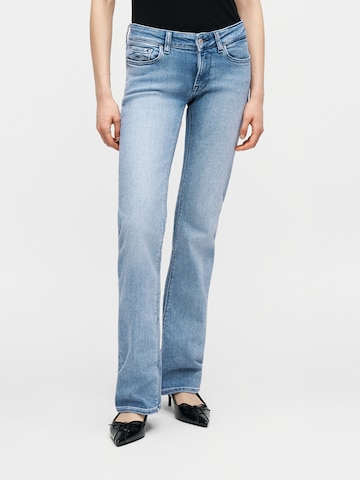 Evazați Jeans de la REPLAY pe albastru: față