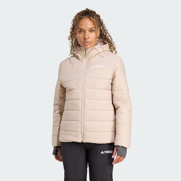 Veste outdoor 'Essentials' ADIDAS TERREX en gris : devant