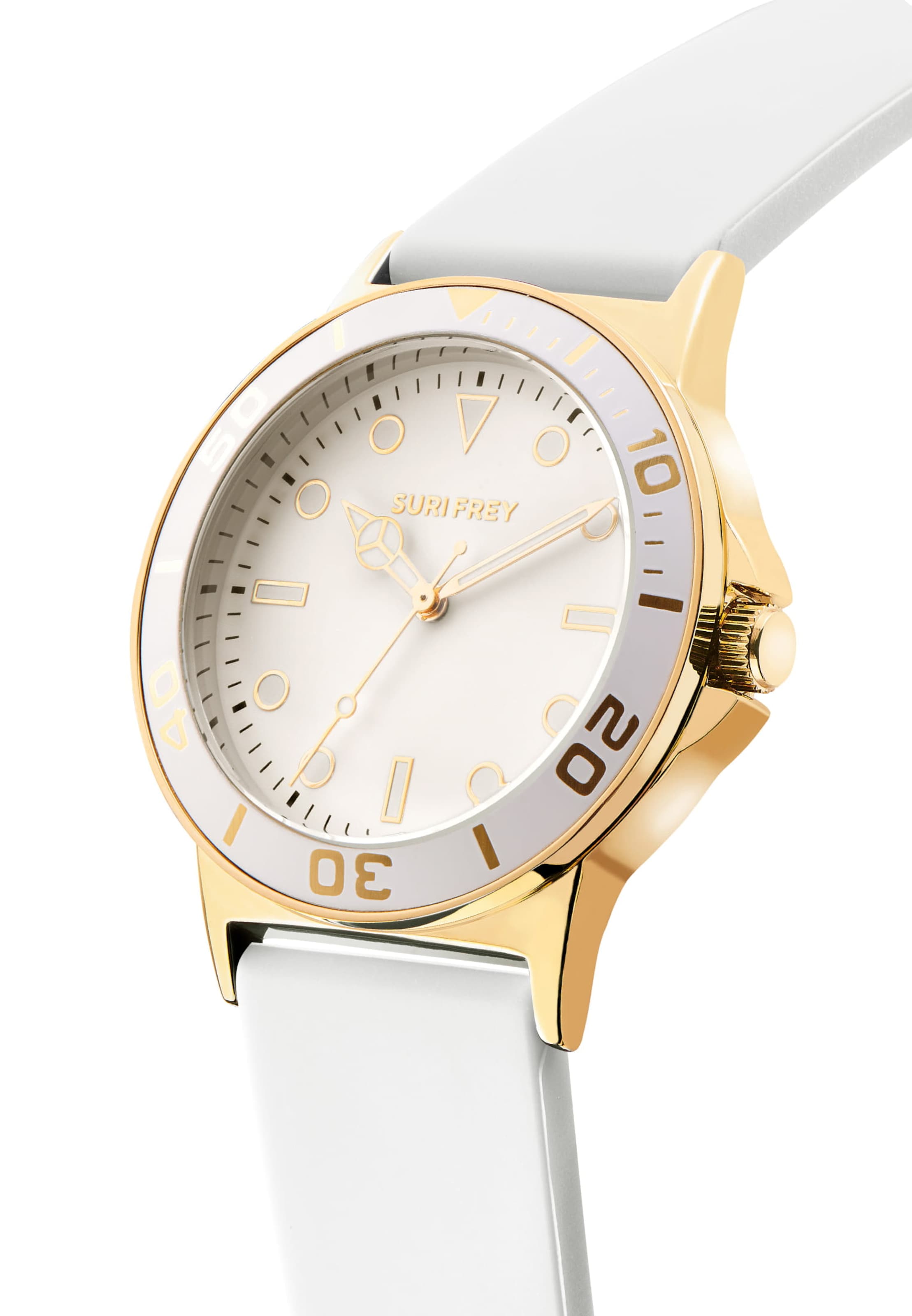 Orologio analogico ' Emmy ' di Suri Frey in bianco