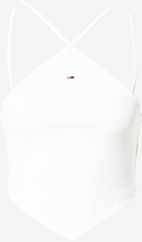 Tommy Jeans Top in White: front