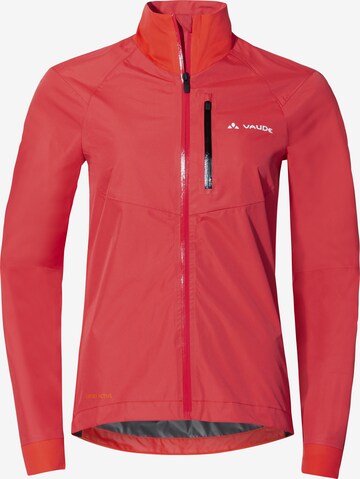 VAUDE Athletic Jacket 'Kuro' in Red: front