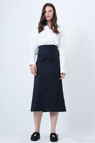Trend Alaçatı Stili Skirt in Blue