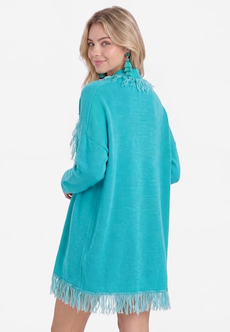 IZIA Gebreid vest in Blauw
