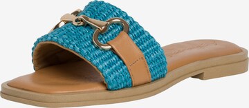 TAMARIS Mules in Blue: front